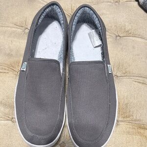 Hey Dude Men's Charcoal Slip-On Loafers